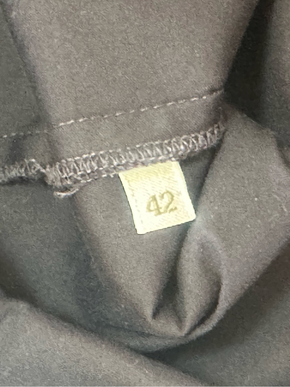 Miu Miu Made in Italy Navy Pleated Poplin Blouse Top IT 42 - Picture 8 of 9